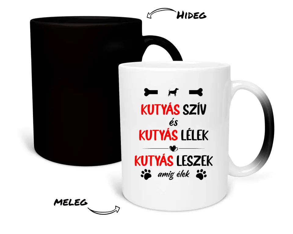 Egyedi bögre kutya gazdiknak, saját fotóval