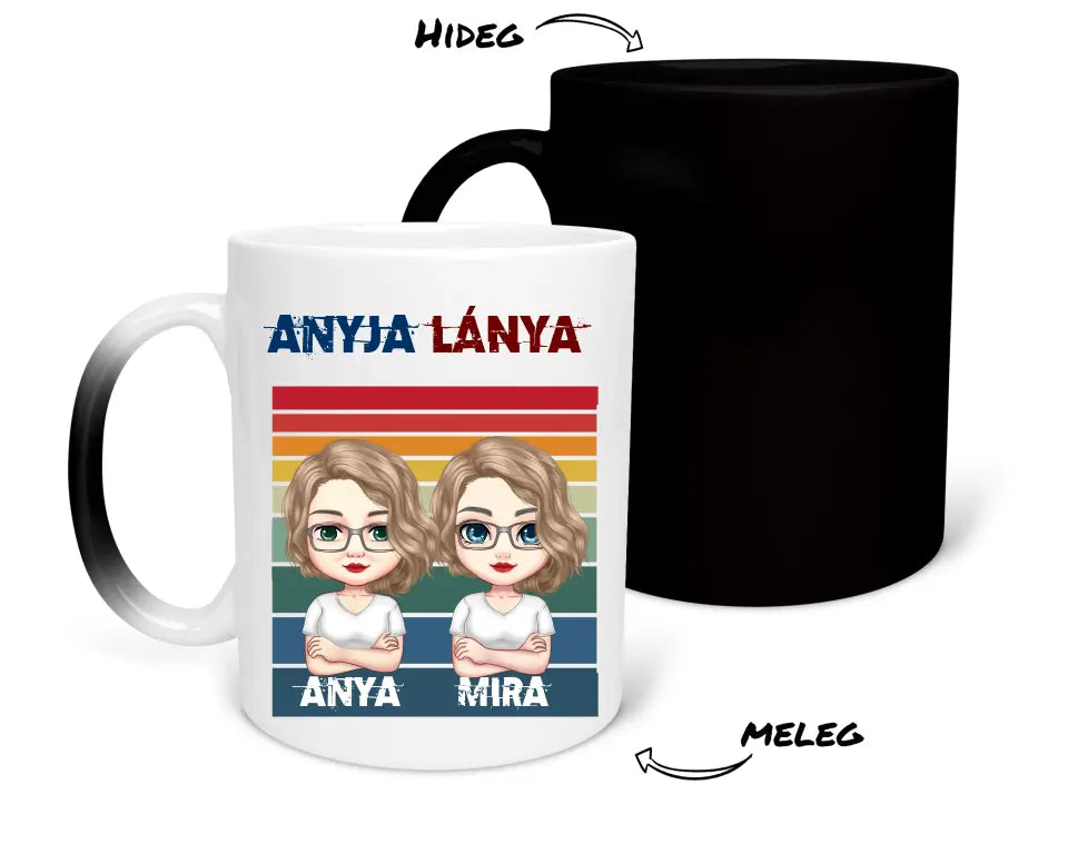 Egyedi bögre apáknak - Anyja lánya