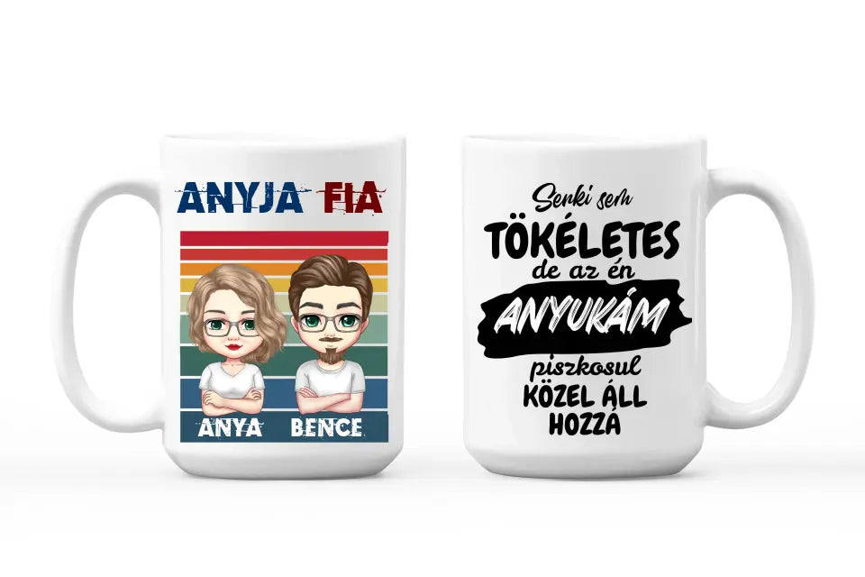 Egyedi bögre apáknak - Apja fia