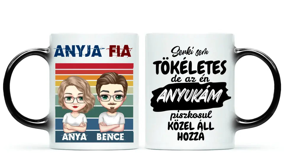 Egyedi bögre apáknak - Apja fia