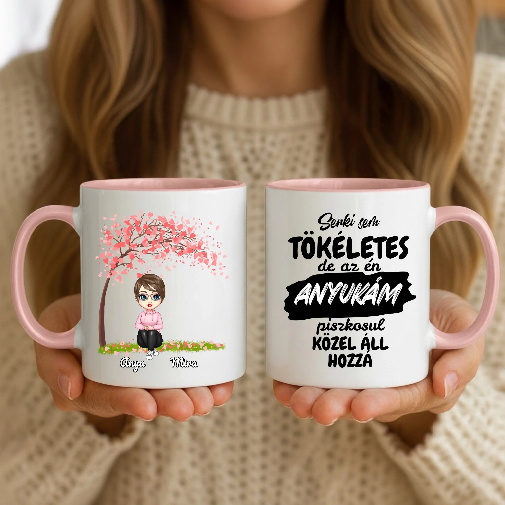 11oz Mug Mockup - Pink Handle
