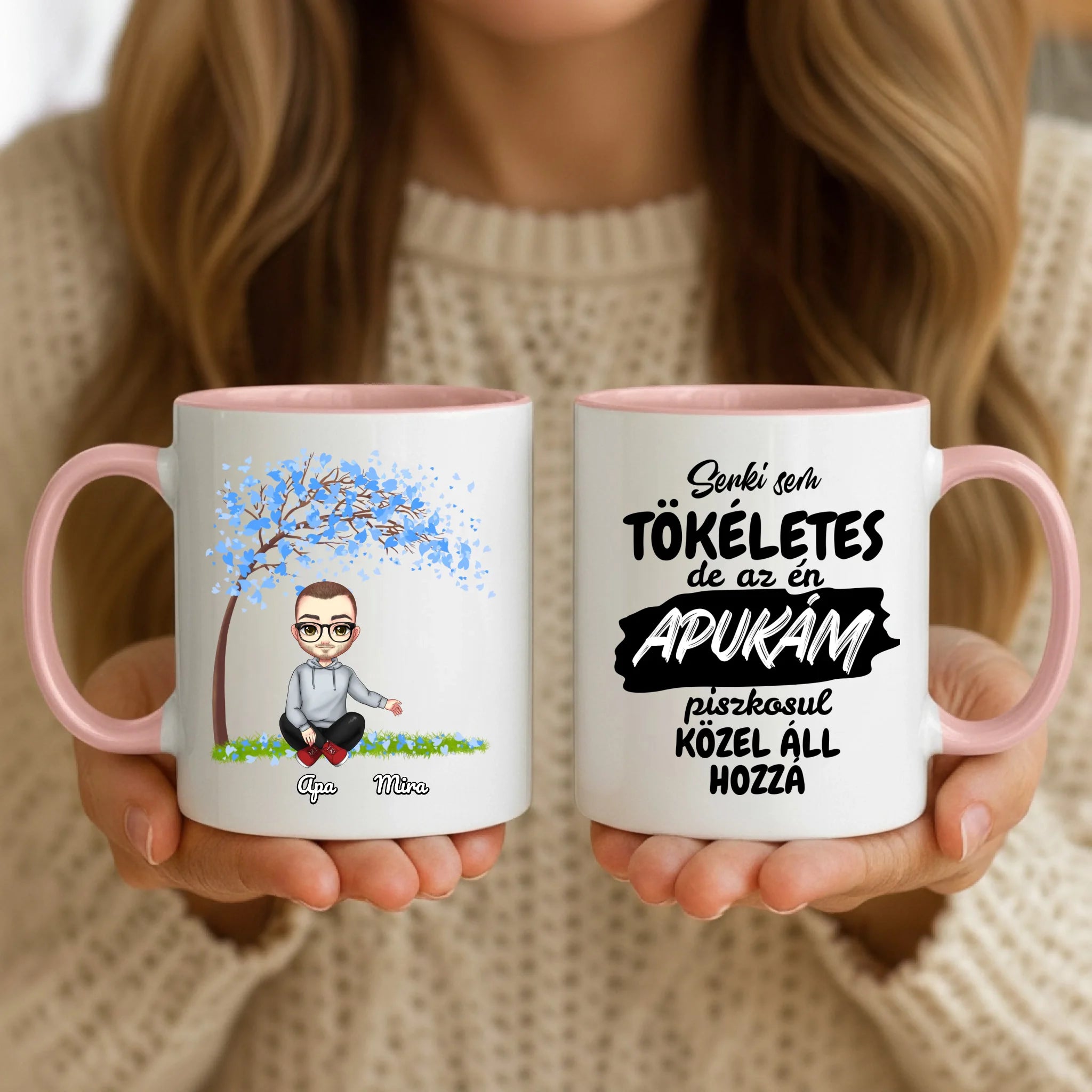 11oz Mug Mockup - Pink Handle