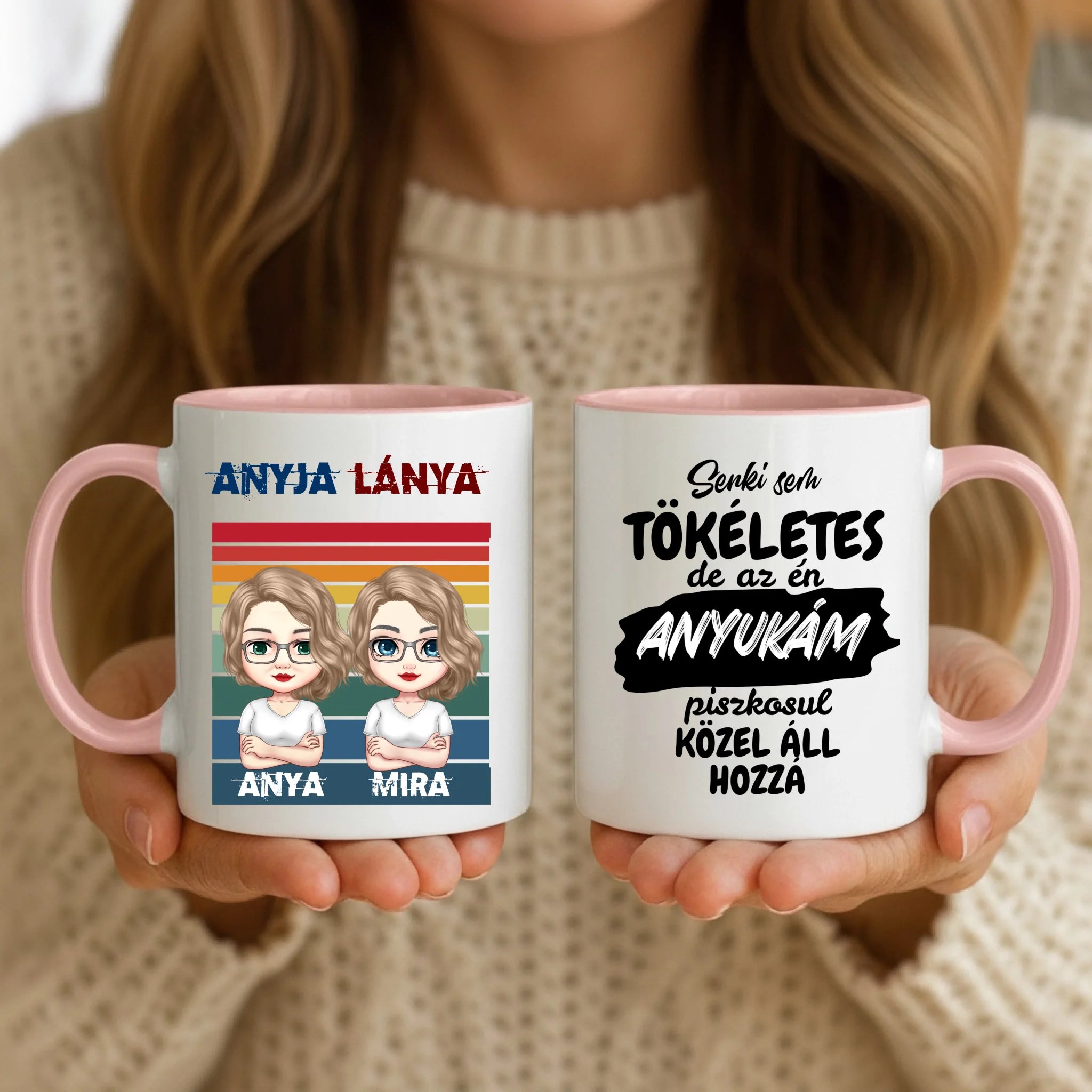11oz Mug Mockup - Pink Handle