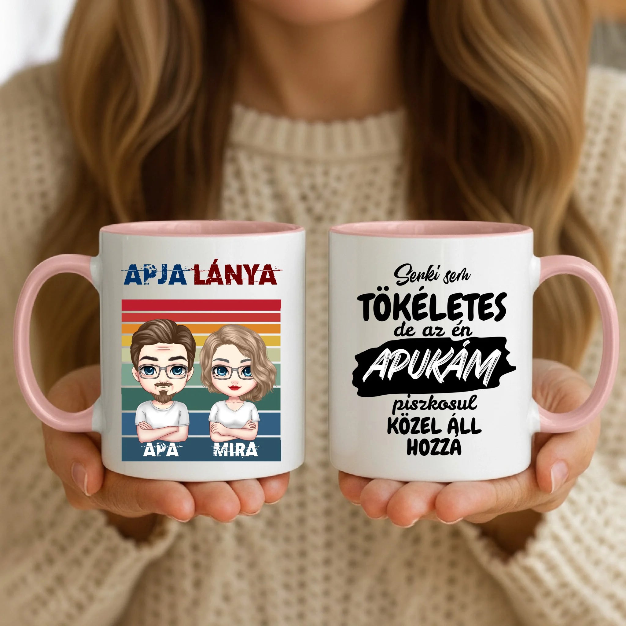 11oz Mug Mockup - Pink Handle
