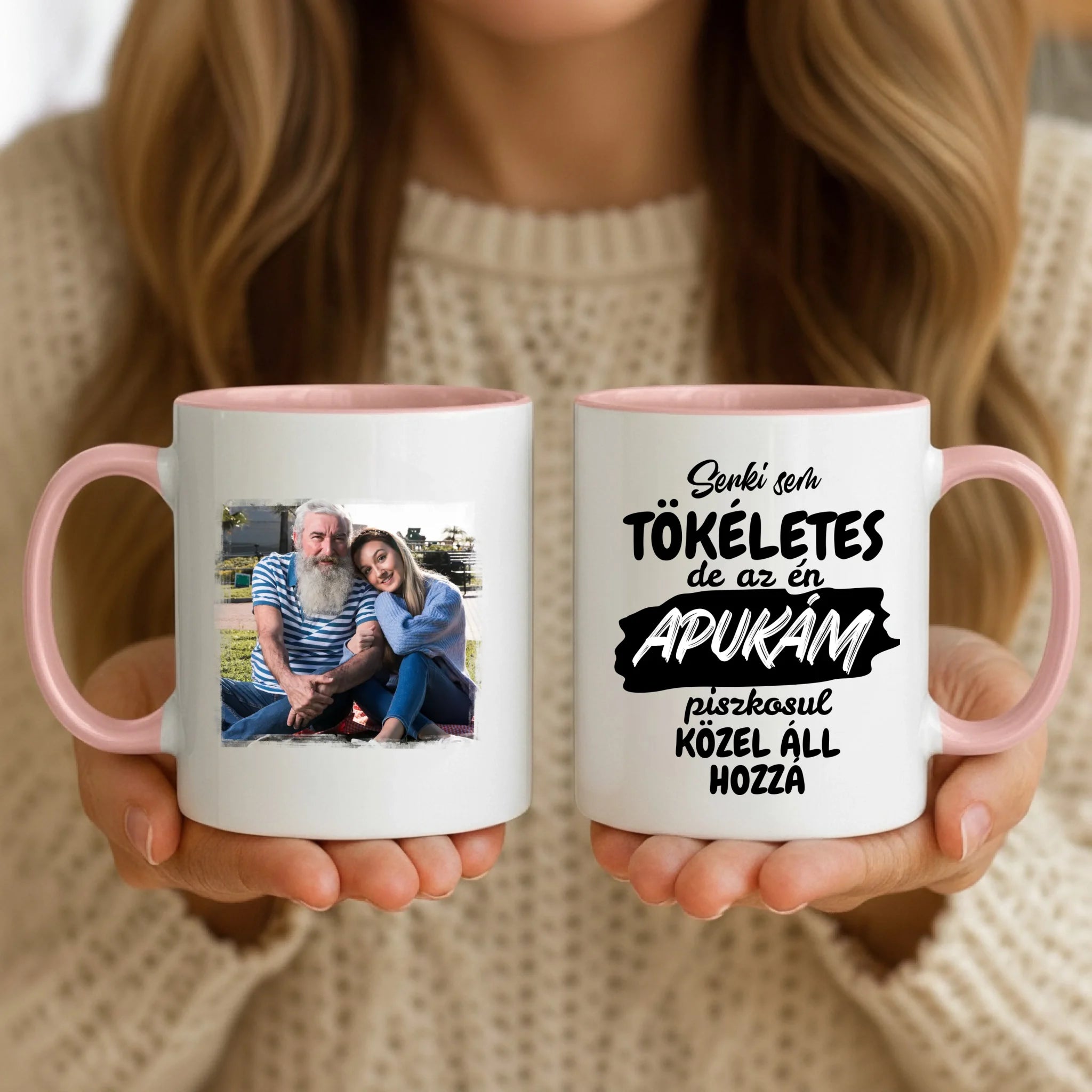 11oz Mug Mockup - Pink Handle