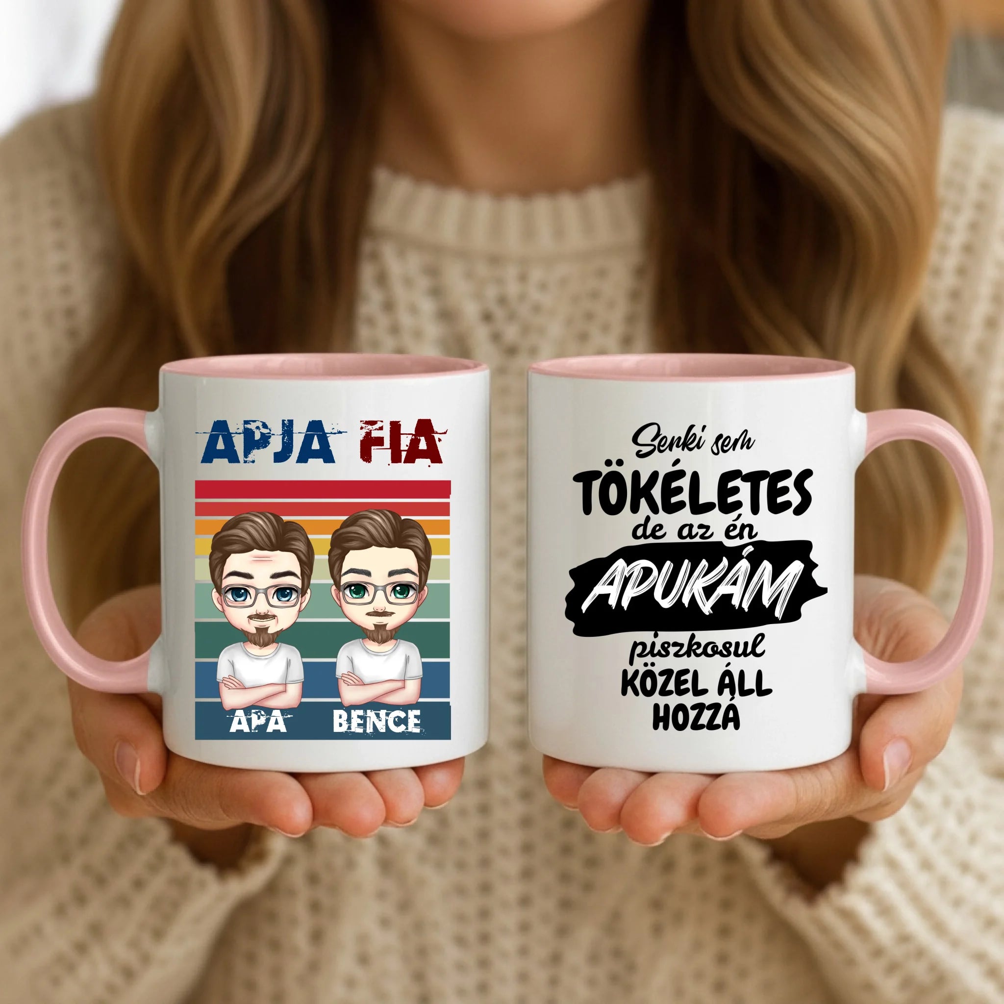 11oz Mug Mockup - Pink Handle