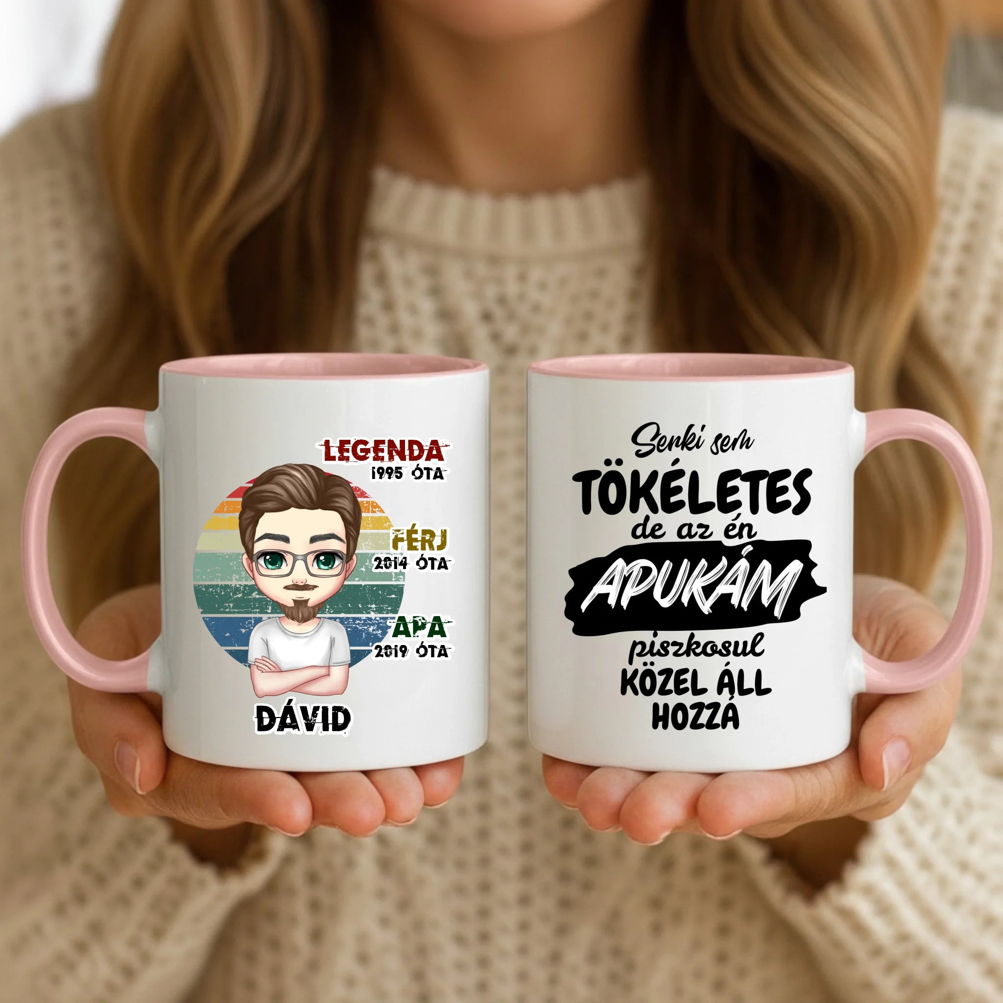 11oz Mug Mockup - Pink Handle