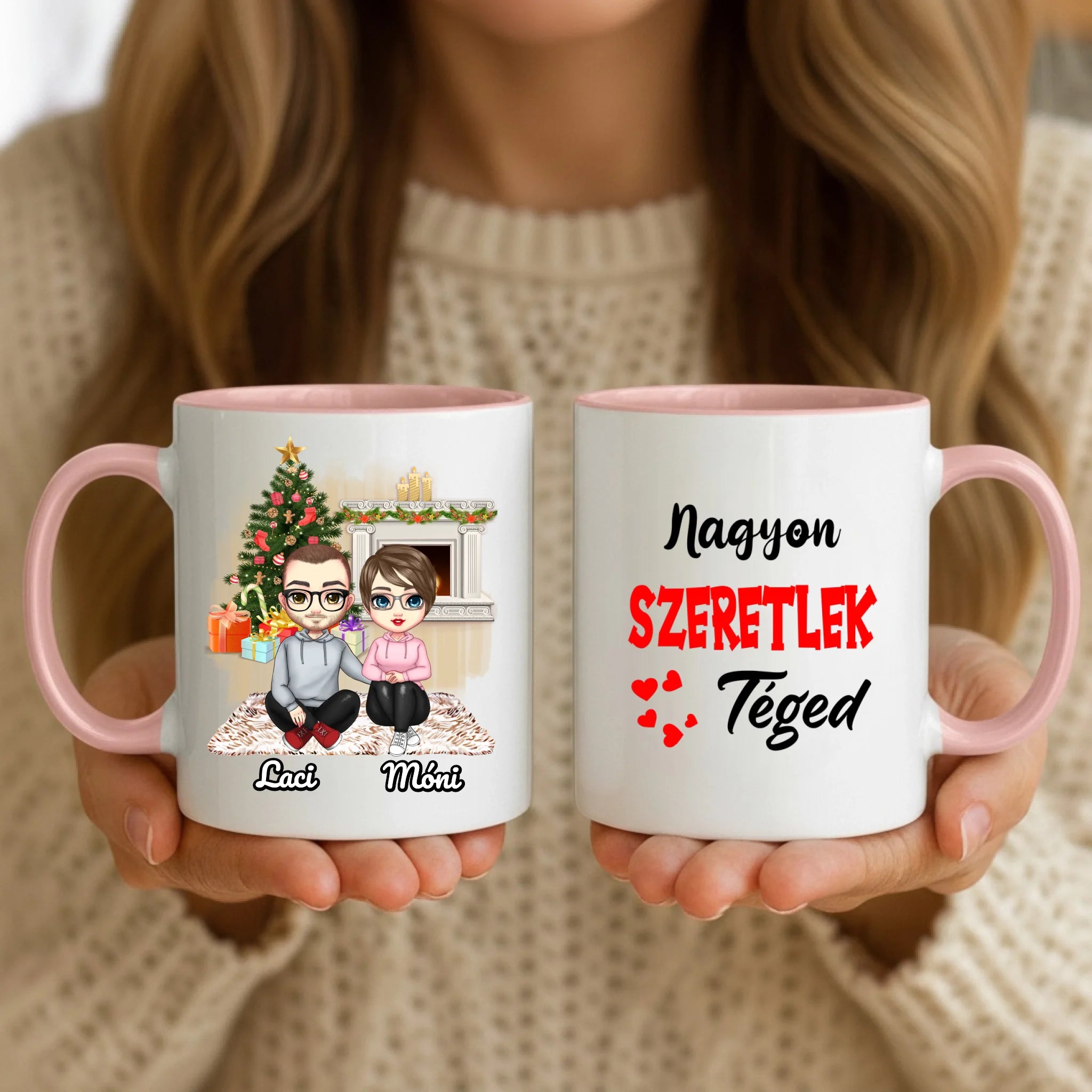 11oz Mug Mockup - Pink Handle