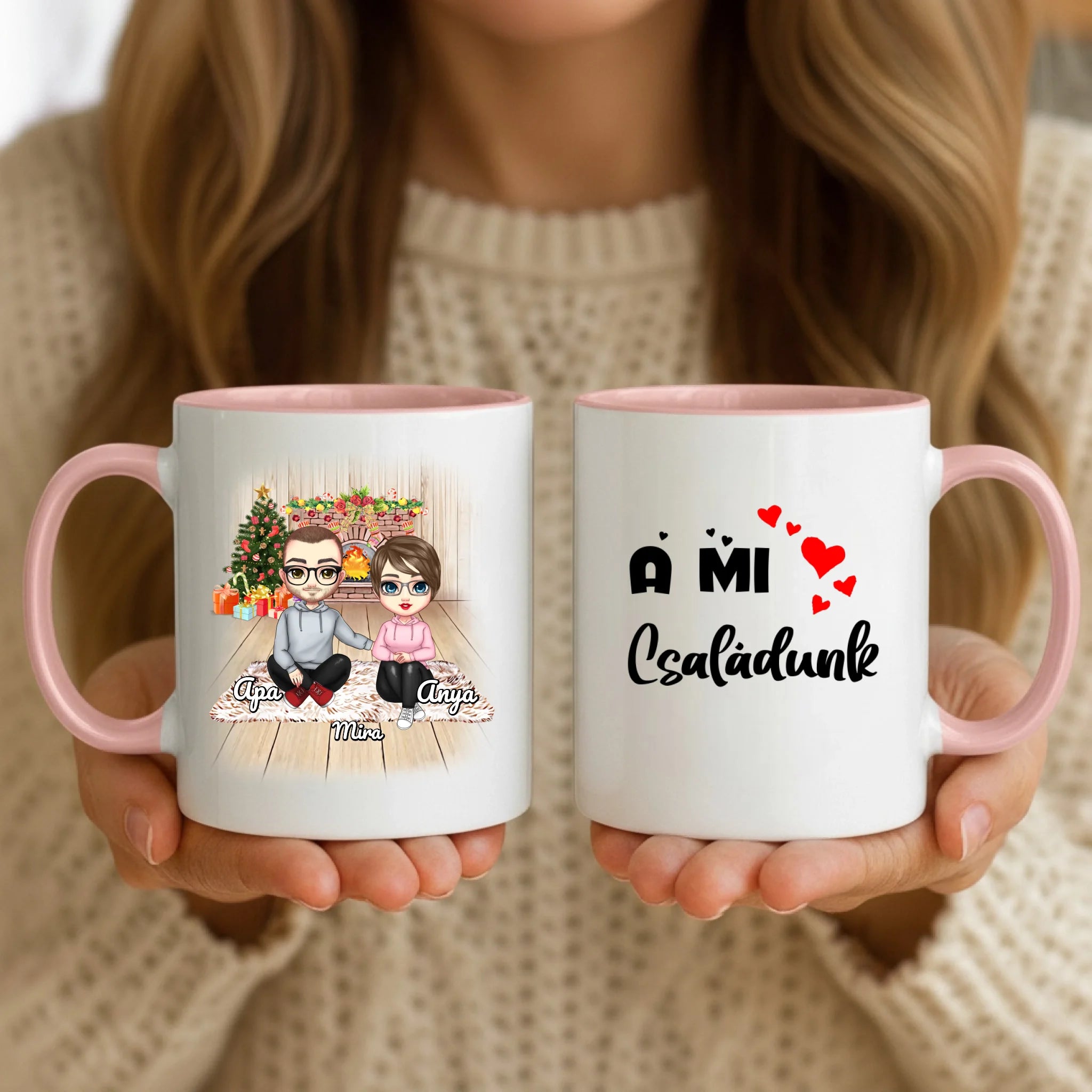 11oz Mug Mockup - Pink Handle