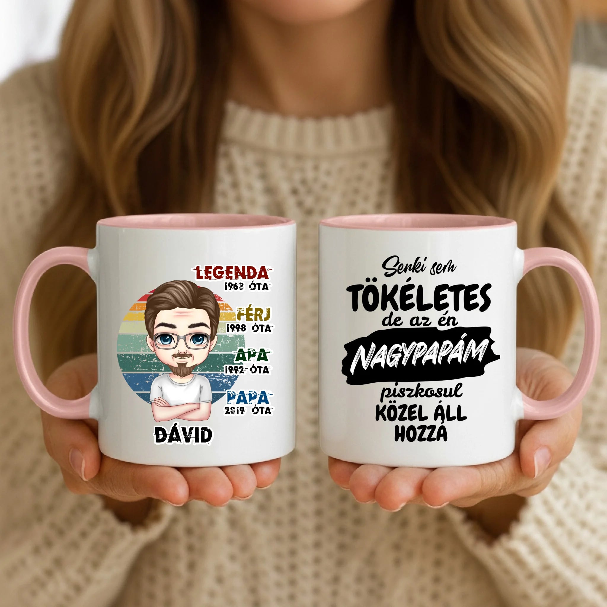 11oz Mug Mockup - Pink Handle