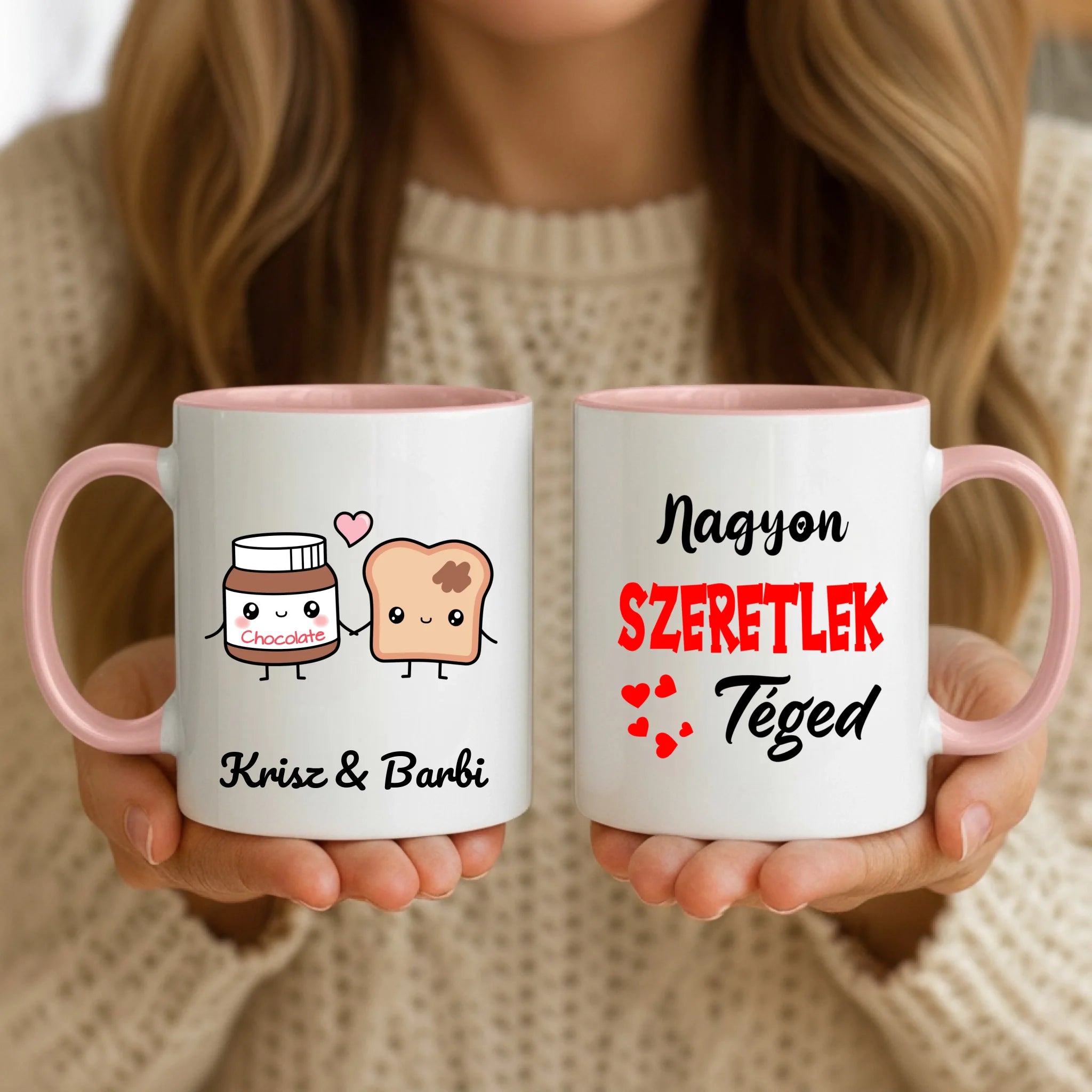 11oz Mug Mockup - Pink Handle