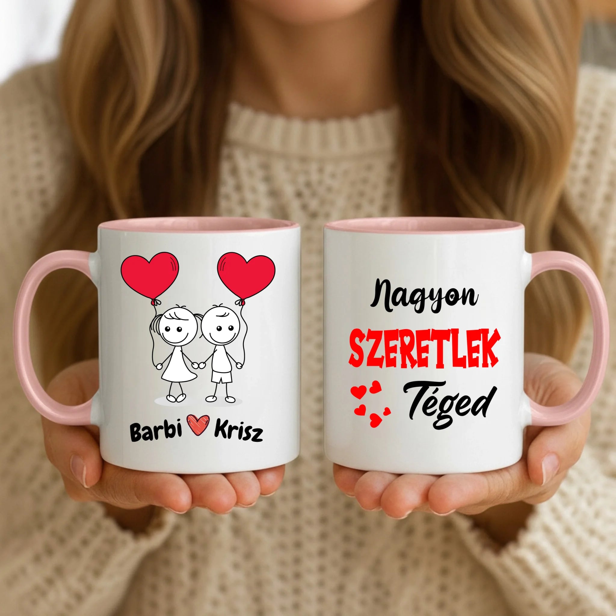 11oz Mug Mockup - Pink Handle