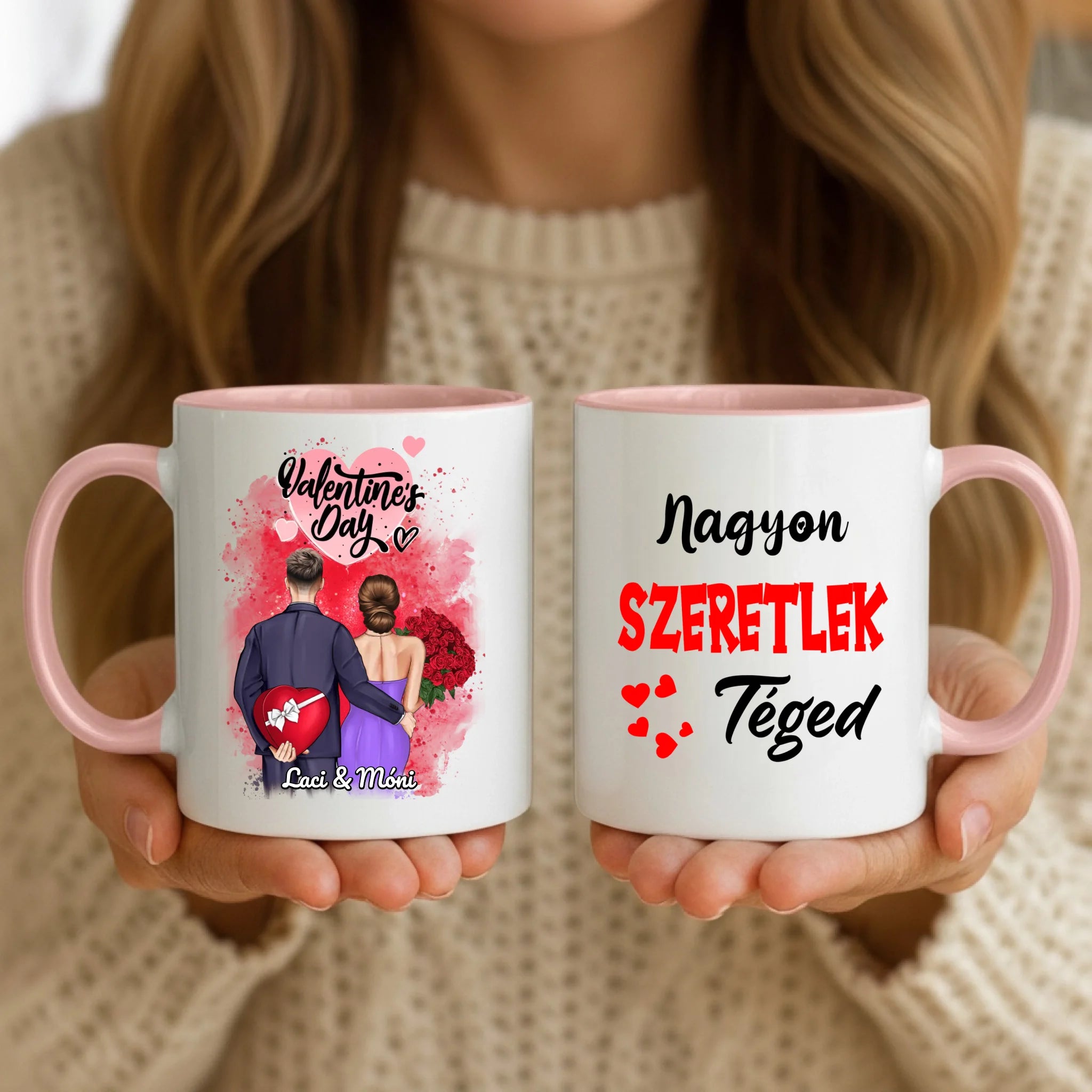 11oz Mug Mockup - Pink Handle