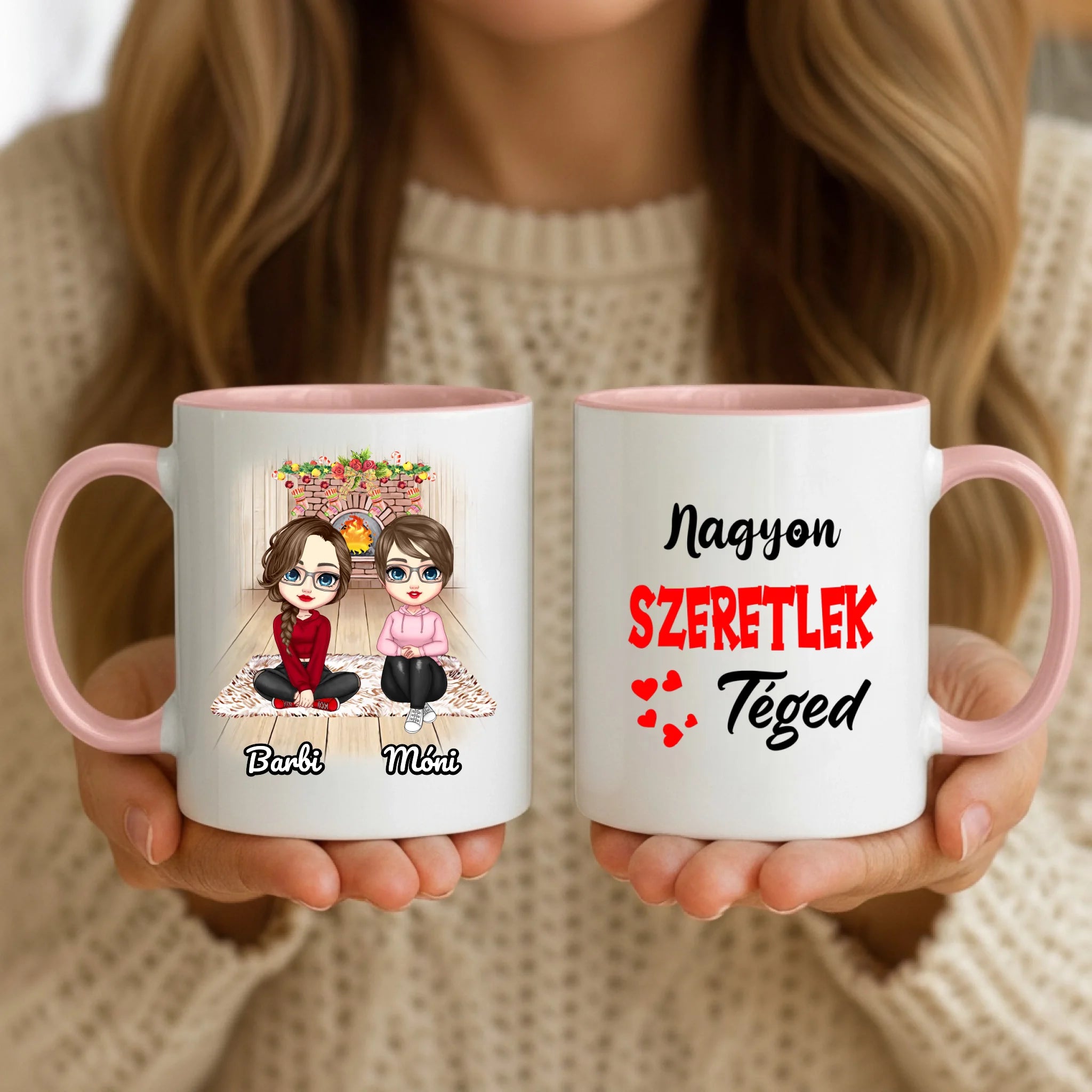 11oz Mug Mockup - Pink Handle