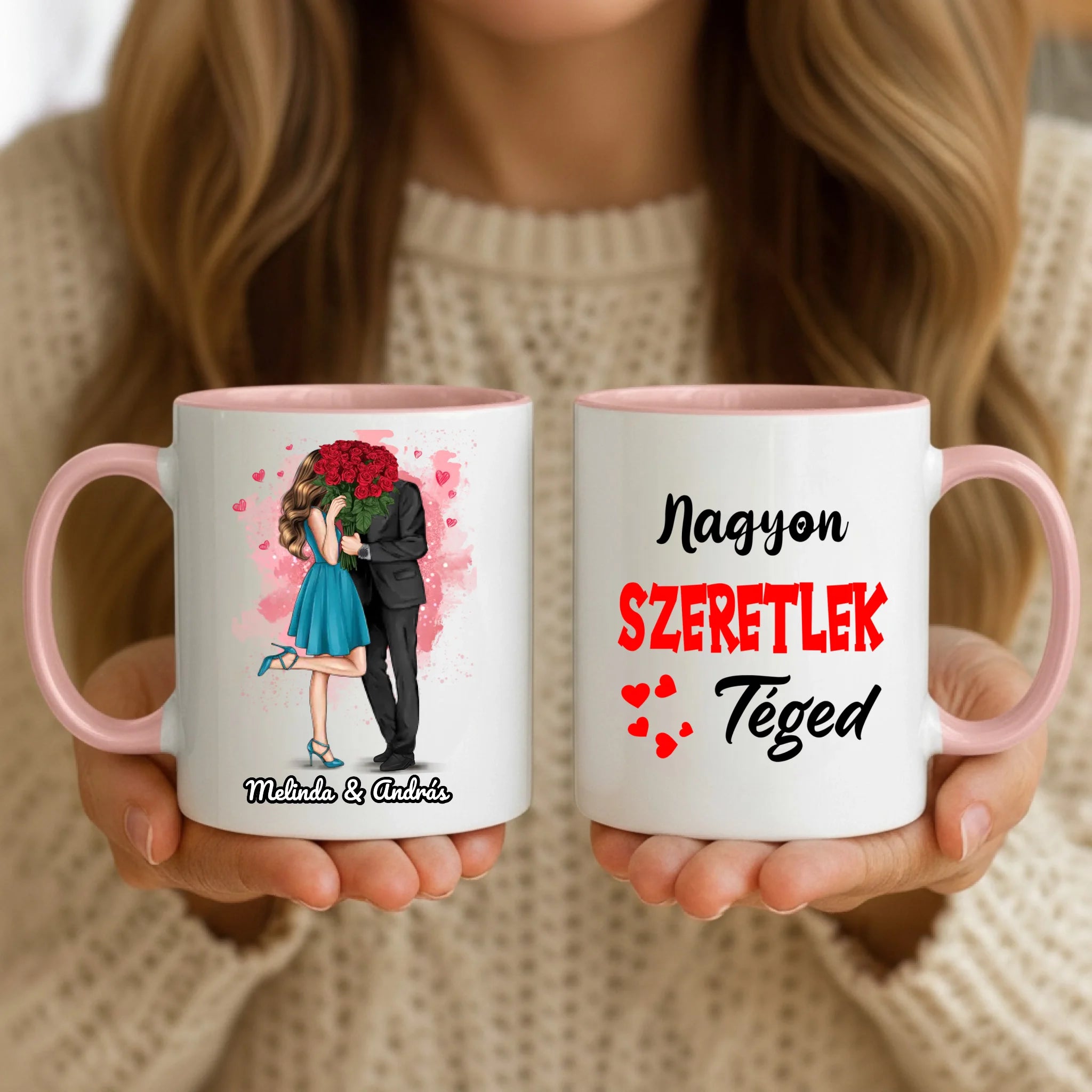11oz Mug Mockup - Pink Handle