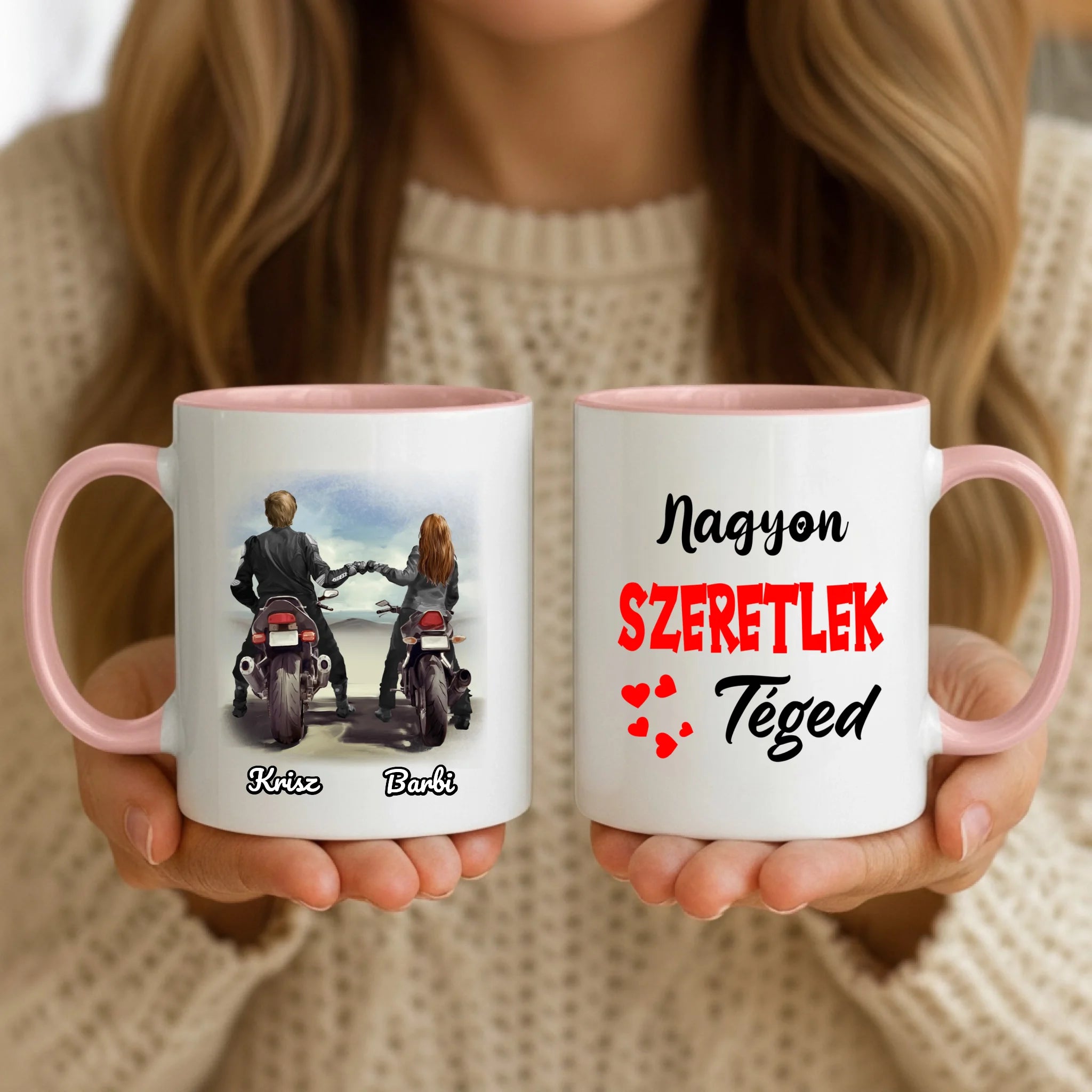 11oz Mug Mockup - Pink Handle