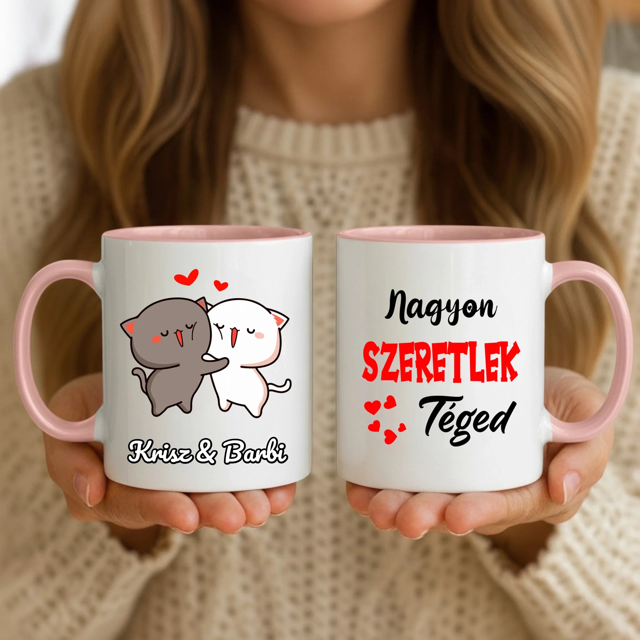 11oz Mug Mockup - Pink Handle