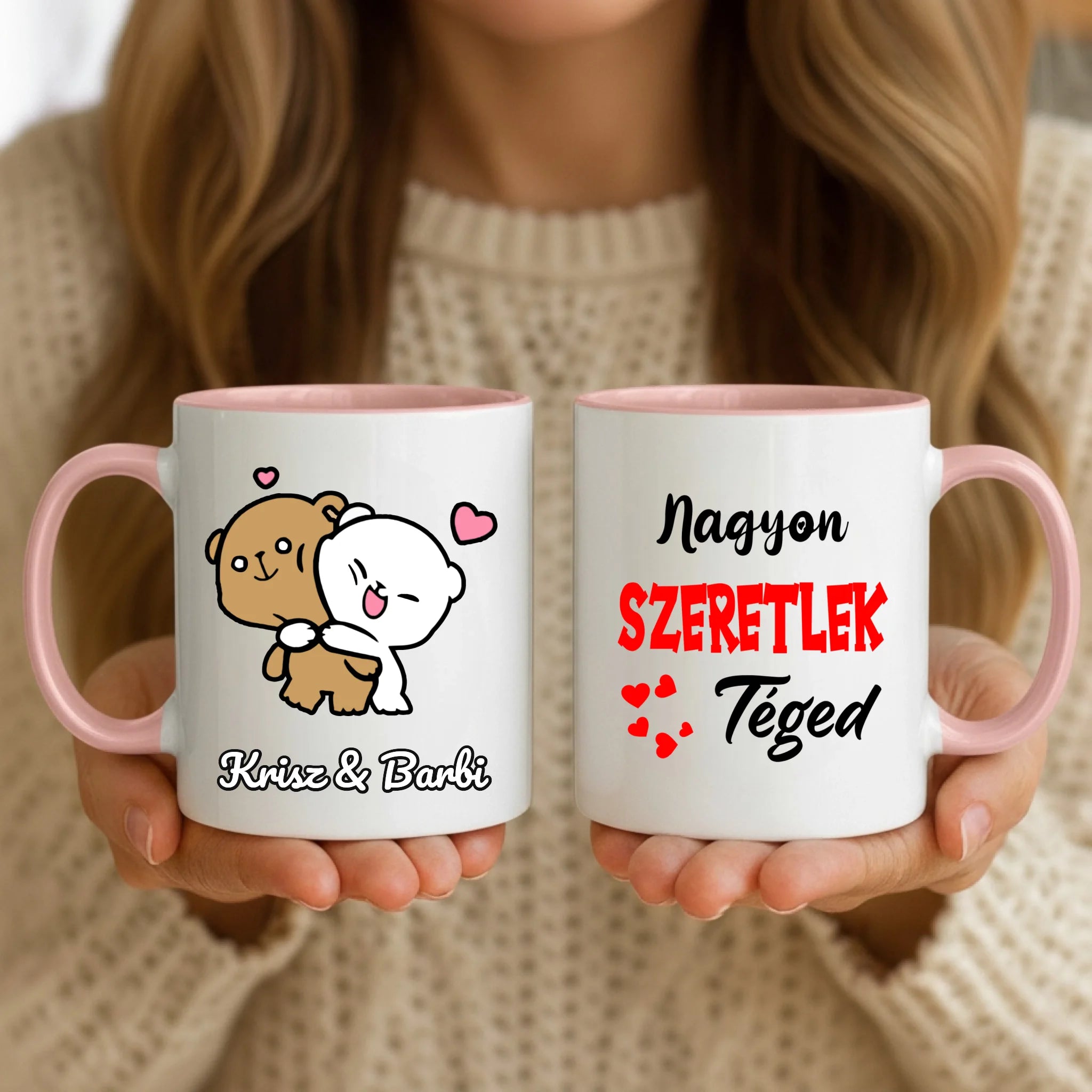 11oz Mug Mockup - Pink Handle