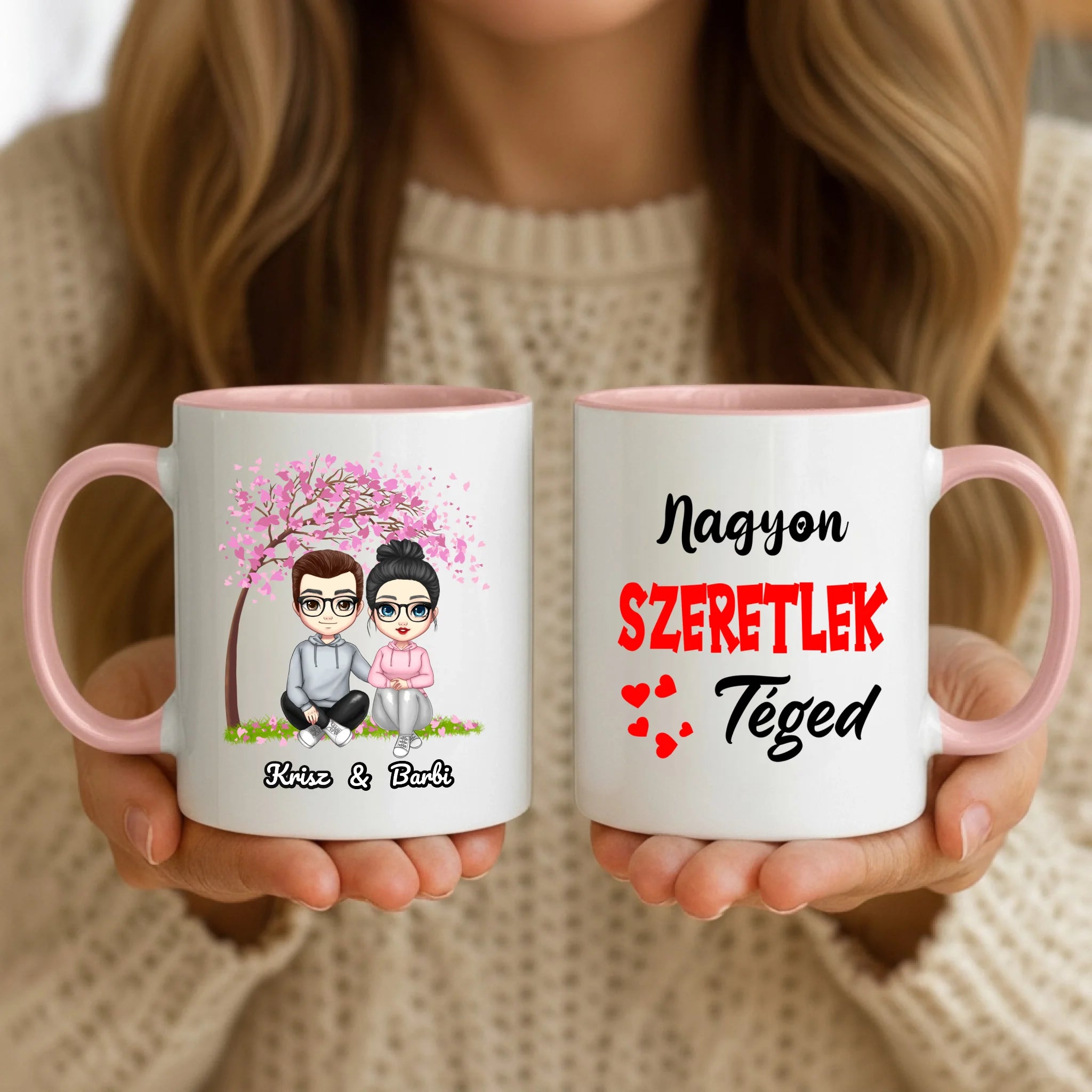 11oz Mug Mockup - Pink Handle