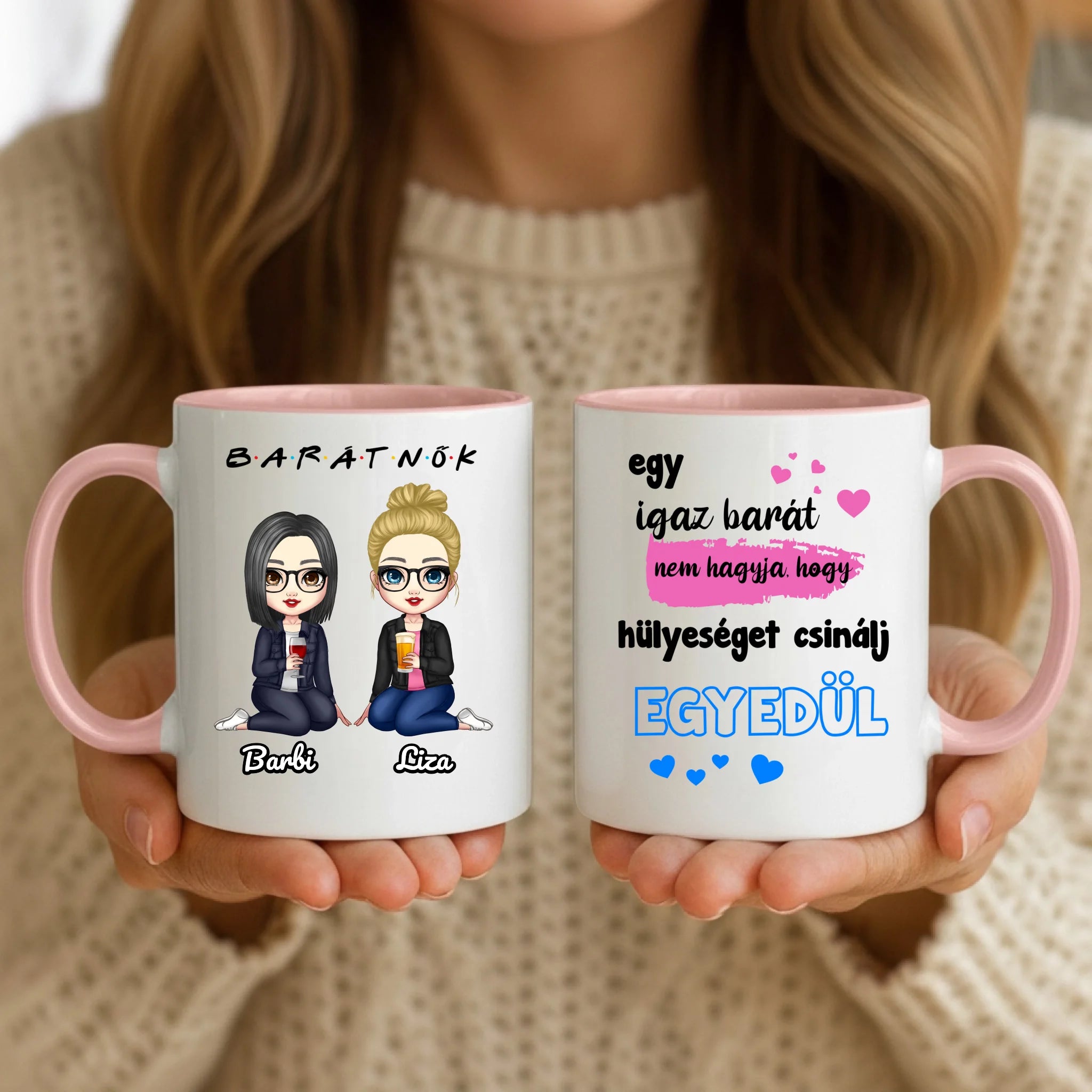 11oz Mug Mockup - Pink Handle