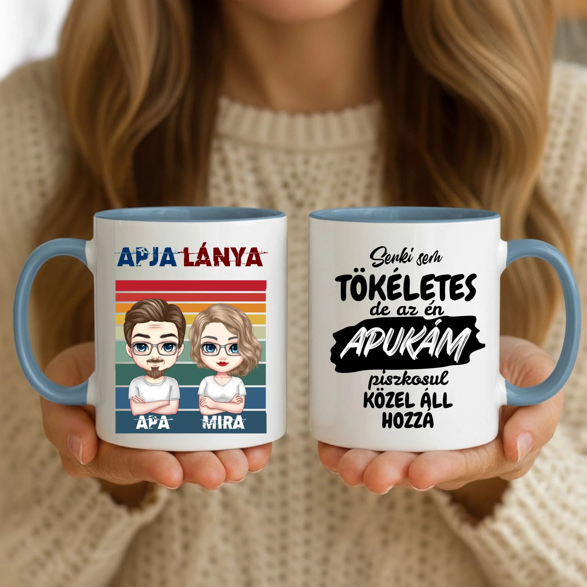 11oz Mug Mockup - Blue Handle