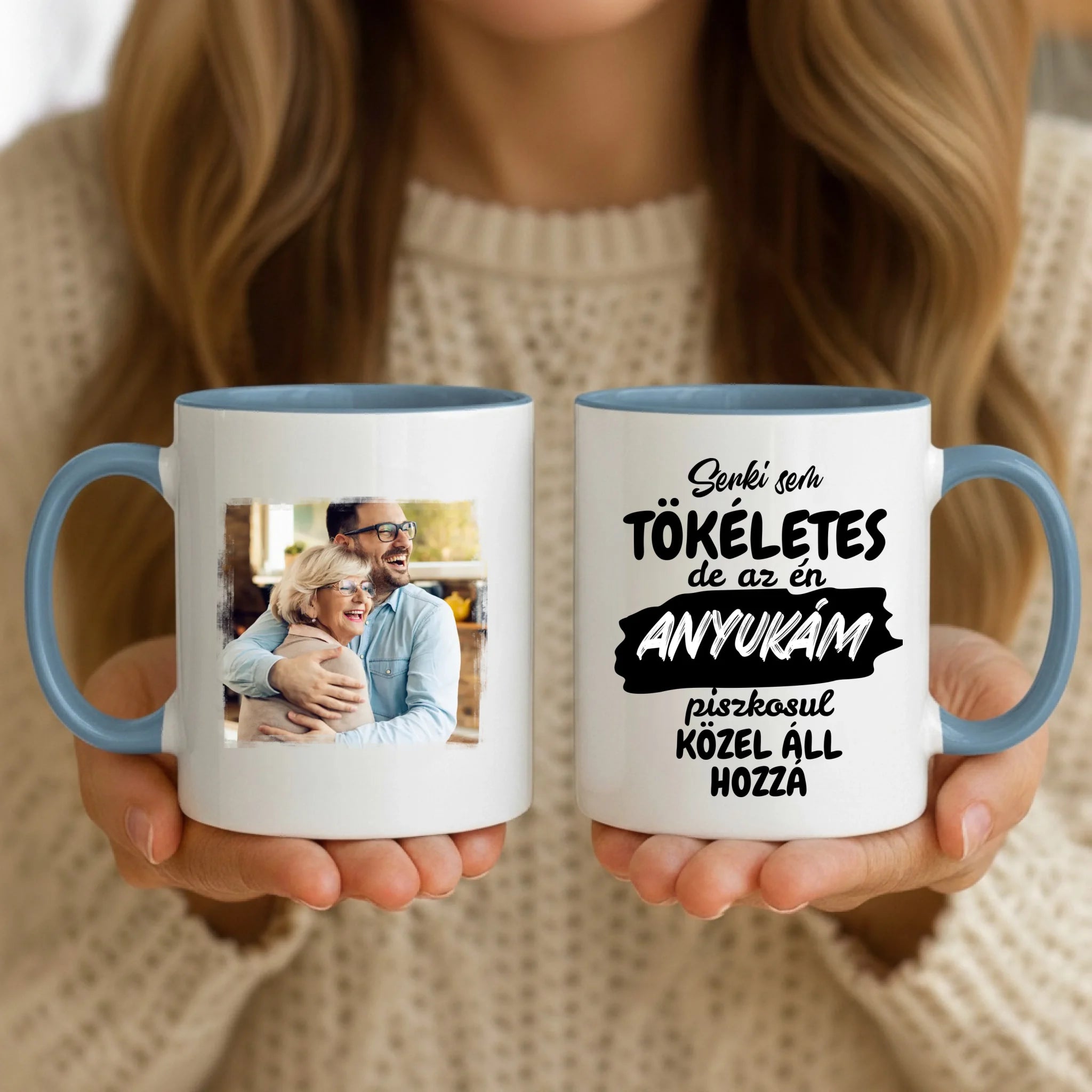 11oz Mug Mockup - Blue Handle