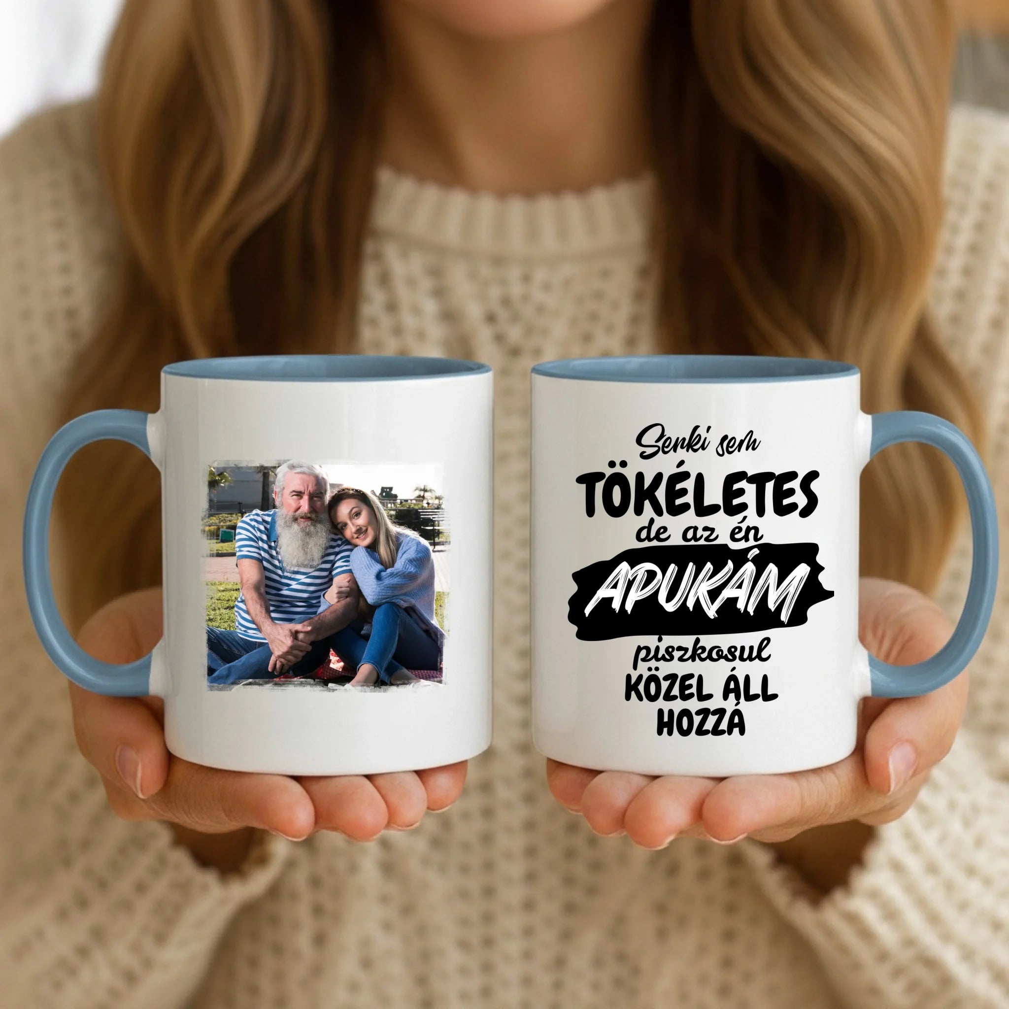 11oz Mug Mockup - Blue Handle
