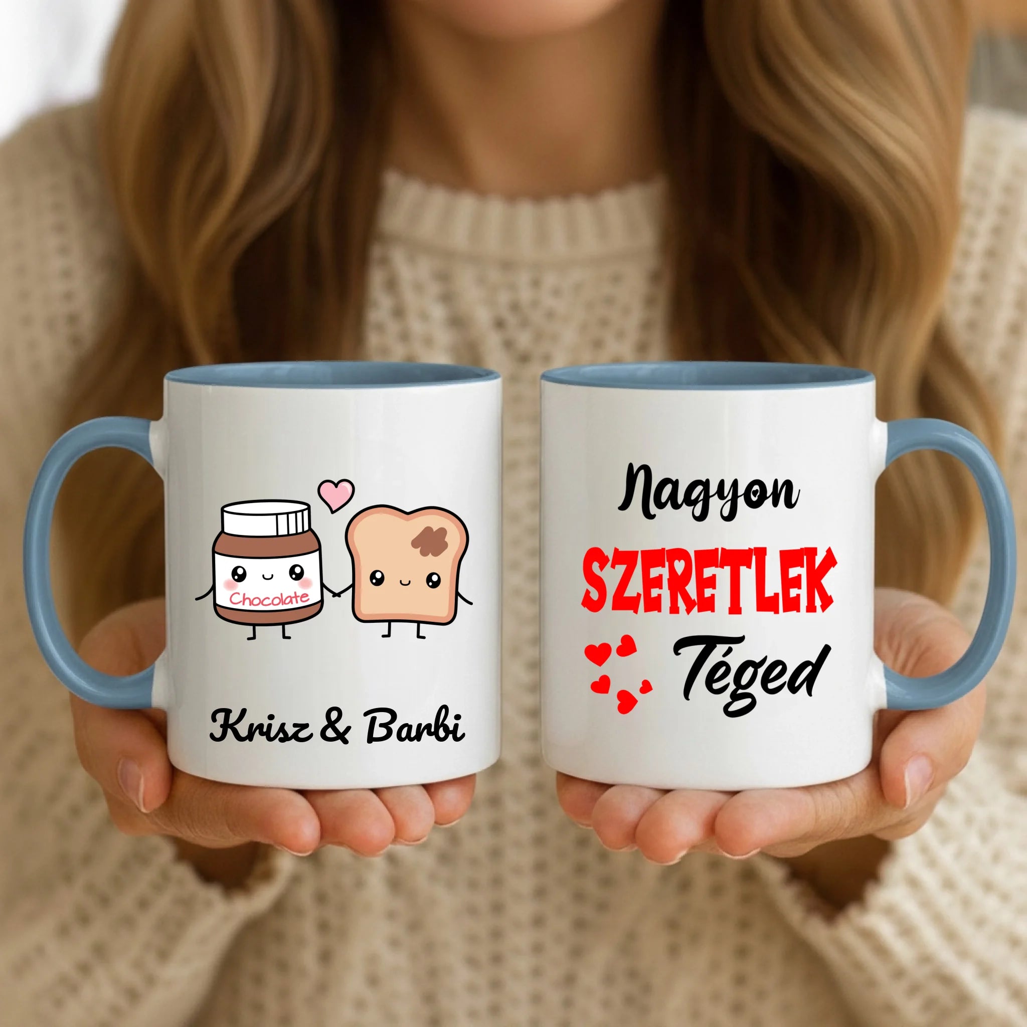 11oz Mug Mockup - Blue Handle
