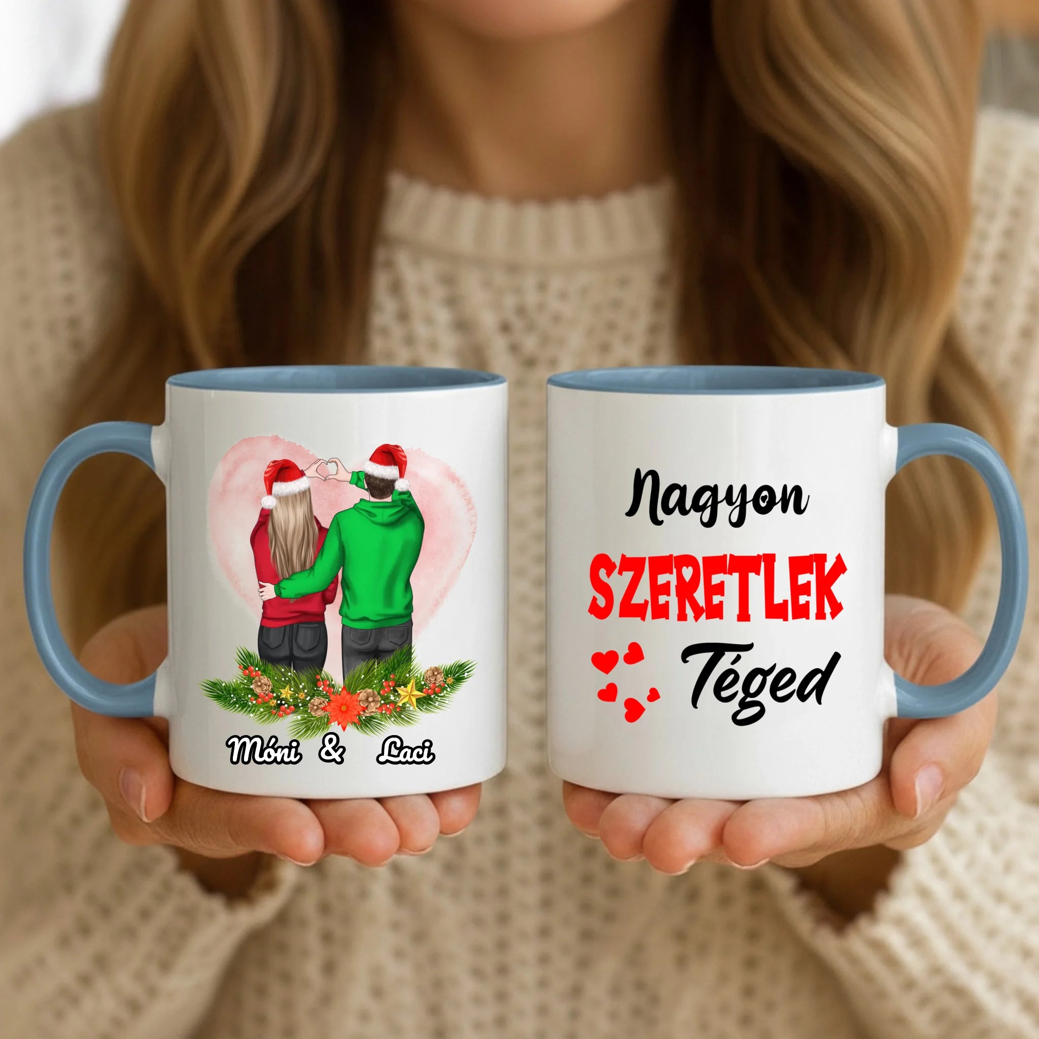 11oz Mug Mockup - Blue Handle