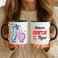 11oz Mug Mockup - Black Handle