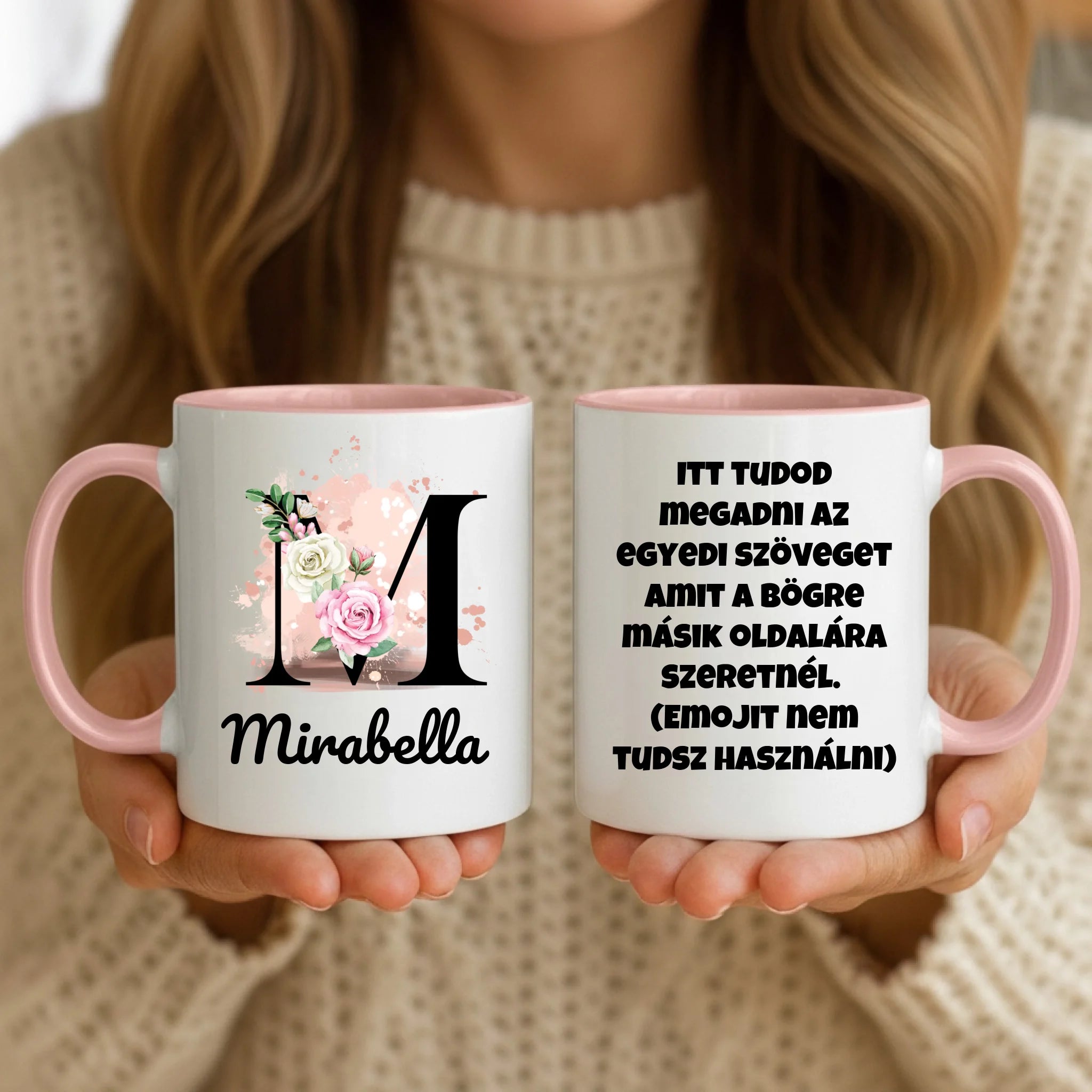 11oz Mug Mockup - Pink Handle